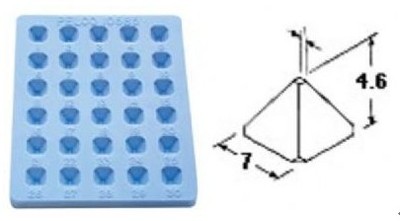30孔金字塔型包埋板